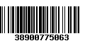 Código de Barras 38900775063