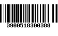 Código de Barras 3900518300388