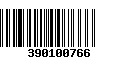 Código de Barras 390100766