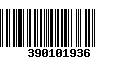 Código de Barras 390101936