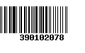 Código de Barras 390102078