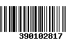 Código de Barras 390102817