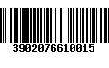 Código de Barras 3902076610015