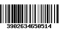 Código de Barras 3902634650514