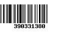 Código de Barras 390331380