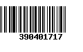 Código de Barras 390401717