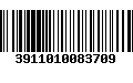 Código de Barras 3911010083709