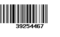 Código de Barras 39254467