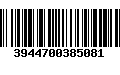 Código de Barras 3944700385081