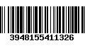 Código de Barras 3948155411326