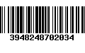 Código de Barras 3948248702034