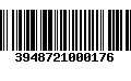 Código de Barras 3948721000176