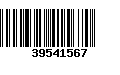 Código de Barras 39541567