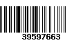 Código de Barras 39597663