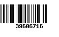 Código de Barras 39606716