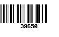 Código de Barras 39650