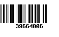 Código de Barras 39664006