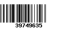 Código de Barras 39749635