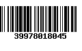 Código de Barras 39978018045