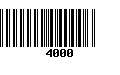 Código de Barras 4000