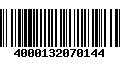 Código de Barras 4000132070144