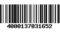 Código de Barras 4000137031652