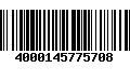 Código de Barras 4000145775708