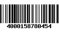 Código de Barras 4000158780454