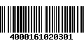 Código de Barras 4000161020301