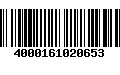 Código de Barras 4000161020653