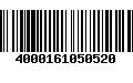 Código de Barras 4000161050520