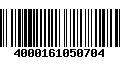 Código de Barras 4000161050704