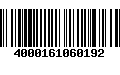 Código de Barras 4000161060192