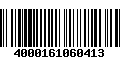 Código de Barras 4000161060413