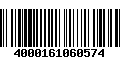 Código de Barras 4000161060574