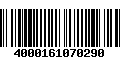 Código de Barras 4000161070290