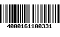 Código de Barras 4000161100331