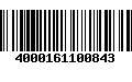 Código de Barras 4000161100843