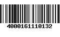 Código de Barras 4000161110132