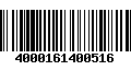 Código de Barras 4000161400516