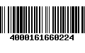 Código de Barras 4000161660224