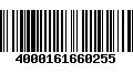 Código de Barras 4000161660255