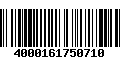 Código de Barras 4000161750710