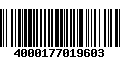 Código de Barras 4000177019603