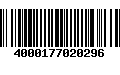 Código de Barras 4000177020296