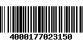 Código de Barras 4000177023150