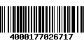 Código de Barras 4000177026717