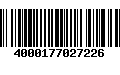 Código de Barras 4000177027226