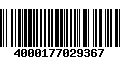 Código de Barras 4000177029367