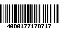 Código de Barras 4000177170717